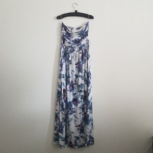 Vanilla Bay Strapless Maxi Dress